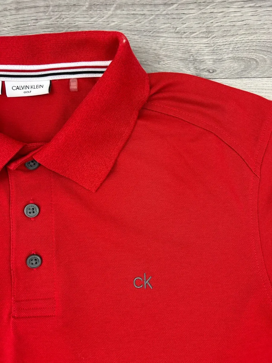 CK Calvin Klein Golf Polo Shirt Mens Medium - Image 3