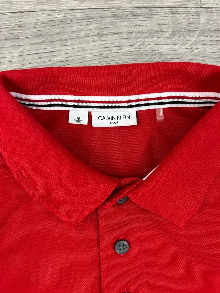 CK Calvin Klein Golf Polo Shirt Mens Medium - Image 4