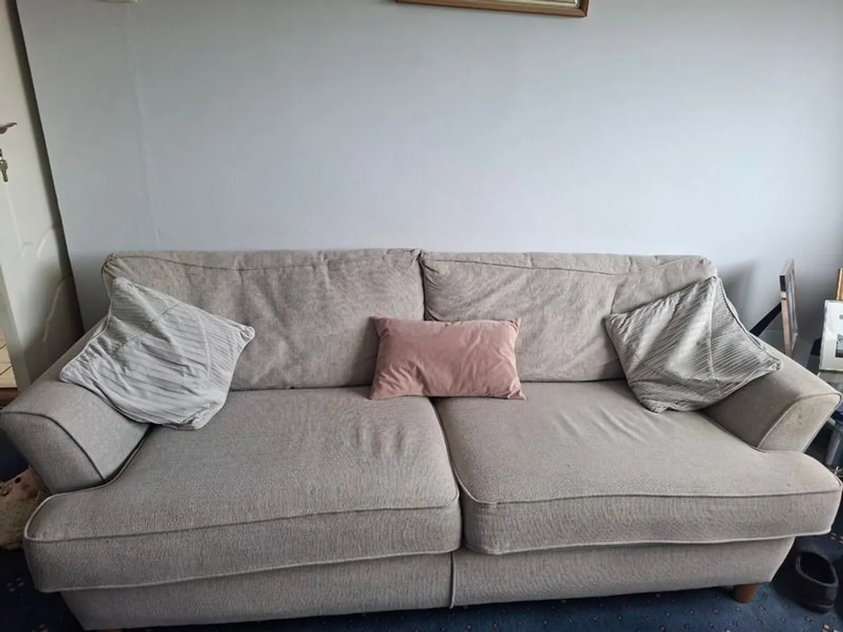 3 seater & chair - Image 4