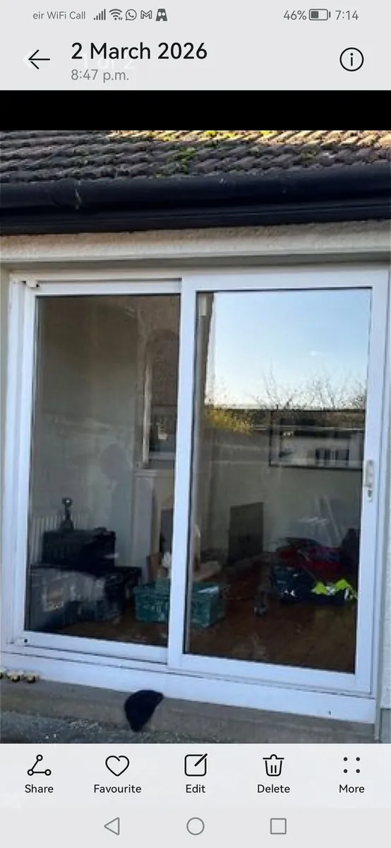 Pvc patio slider door - Image 1