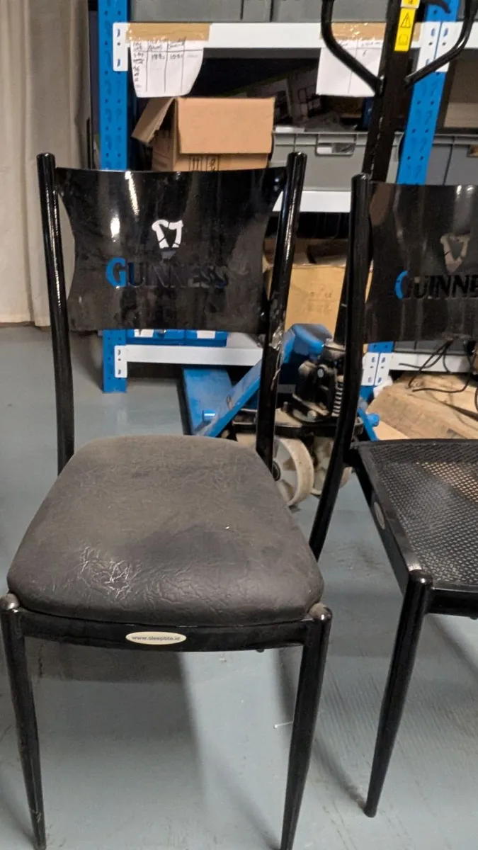Set of 2Guinness Branded Metal Chairs - Image 3