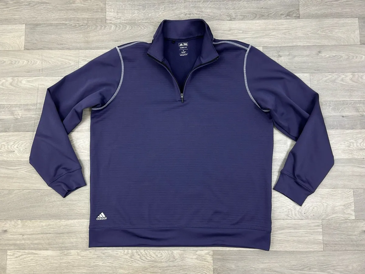 Adidas Golf Half Zip Jumper Mens XL - Image 1
