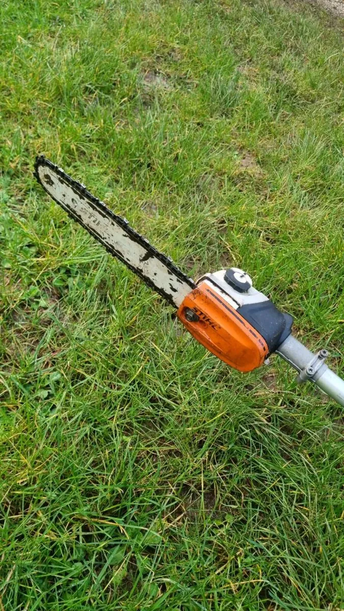 Stihl km 100 pole saw - Image 1