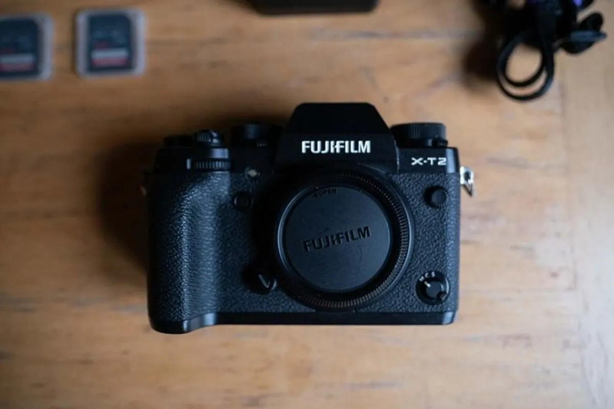 Fuji X-T2 plus accessories and SD cards - Image 1