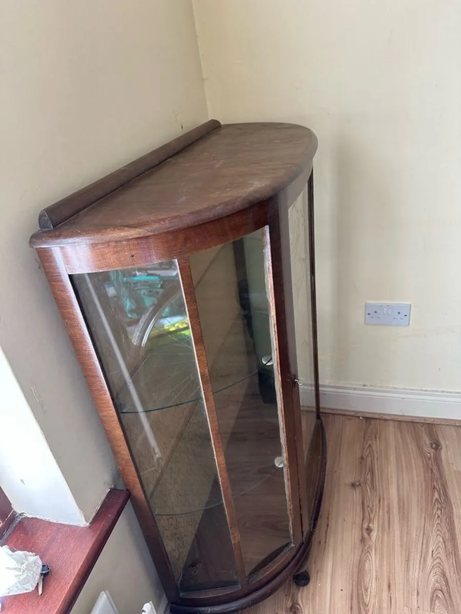 Wood and Glass Display Cabinet - Image 2
