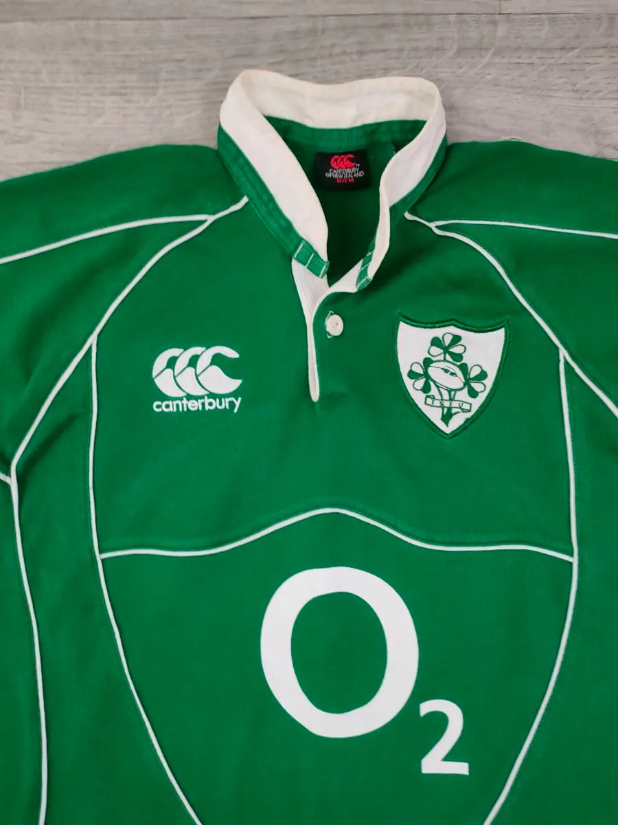 Vintage 2007 Canterbury Ireland Rugby Jersey M - Image 3