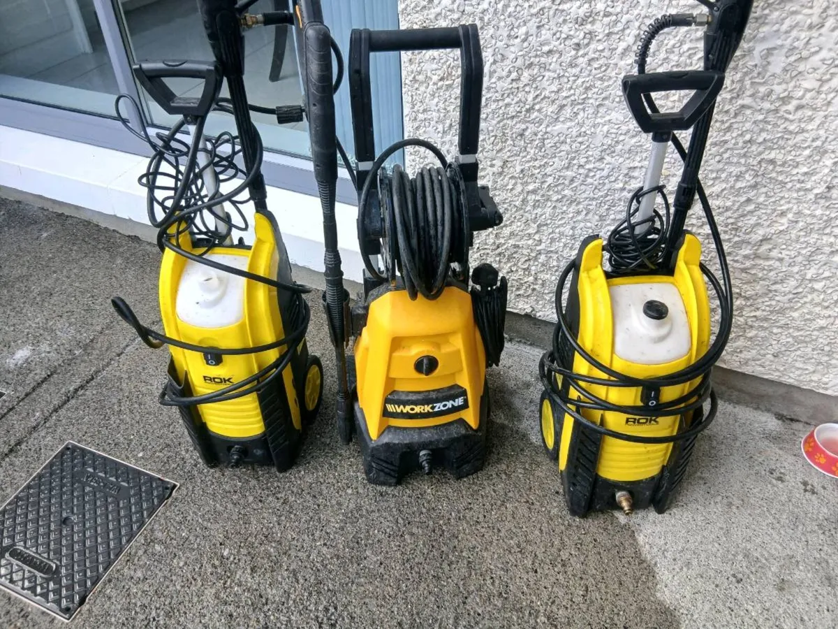 3 POWER WASHERS - Image 1