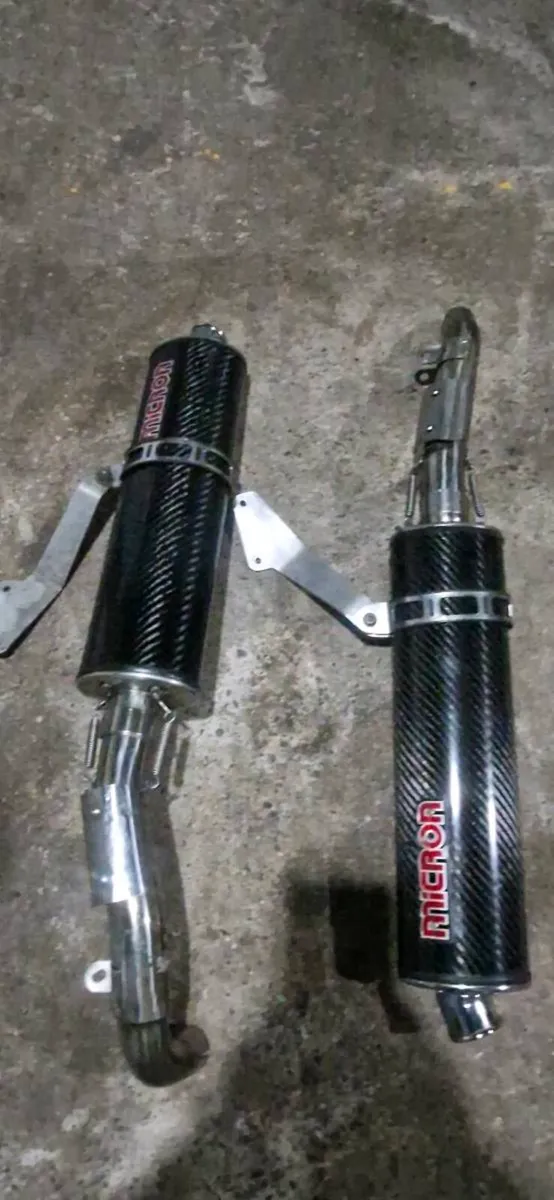 Micron (carbon fibre) twin cans - Image 1