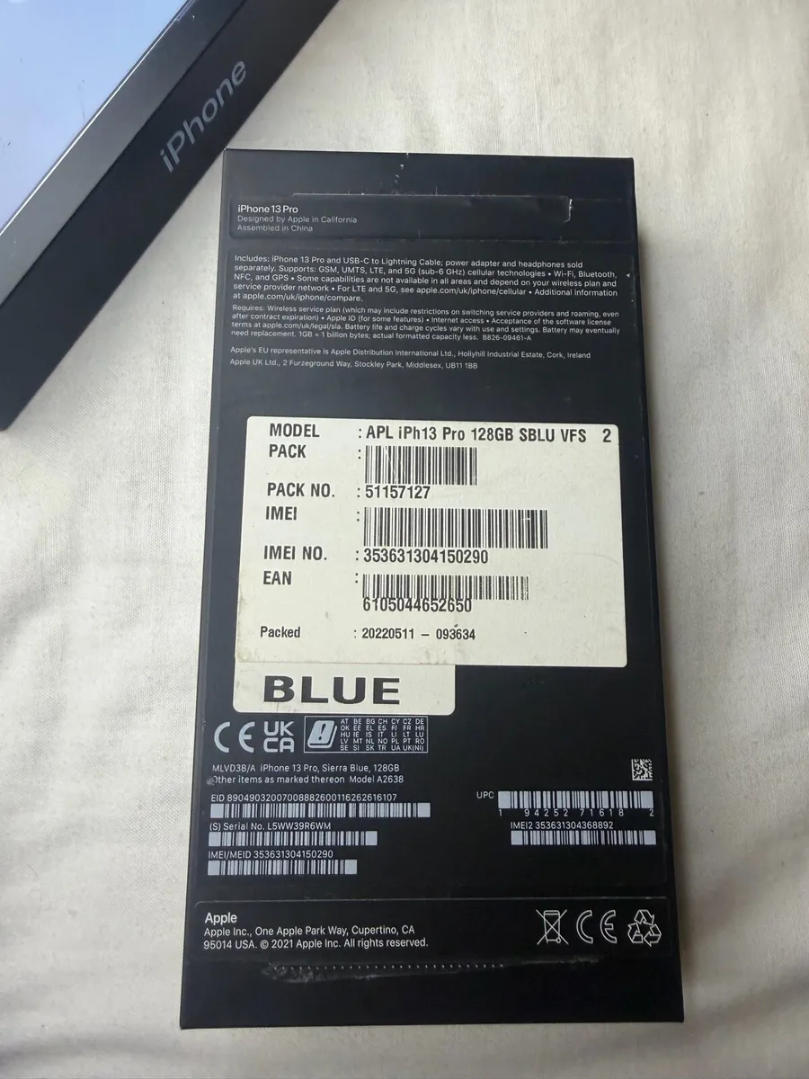 iPhone 13 128gb unlocked sierra blue - Image 4