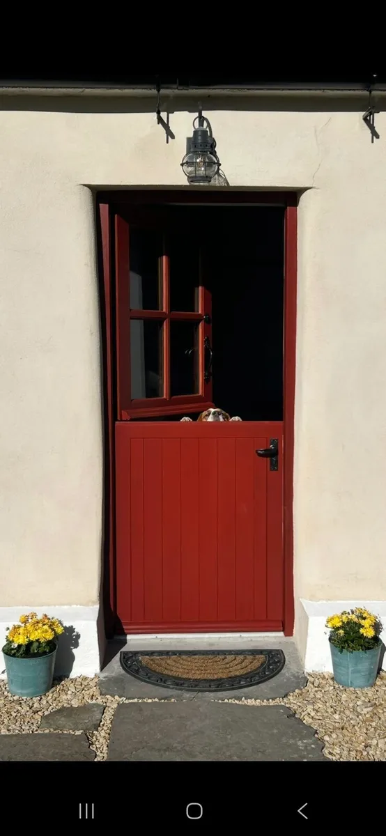 Irish Made Solid Hardwood Cottage Half Doors - Image 1