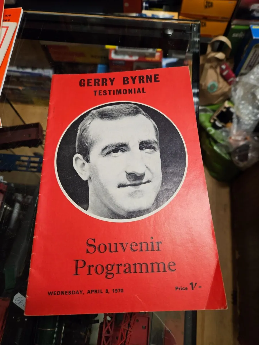 Liverpool Gerry Byrne Testimonial Programme