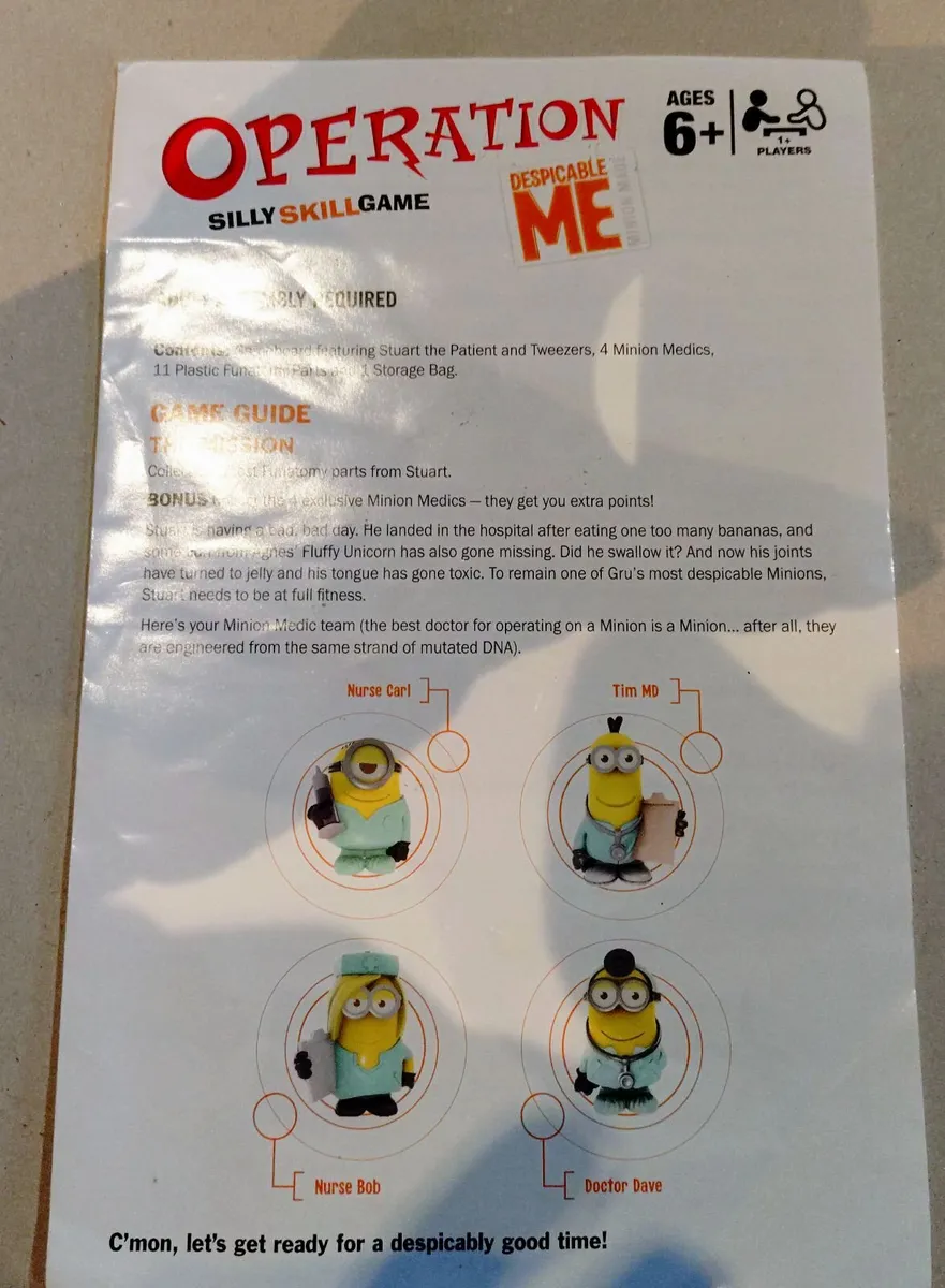 Despicable Me Operation Games (missing Some Parts) - Image 4