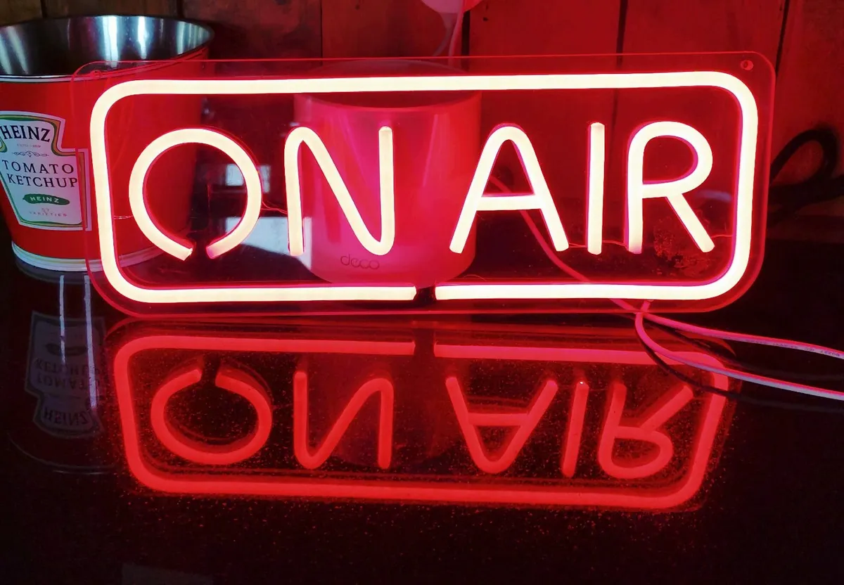 "on Air" Neon Sign (usb) USED. - Image 1