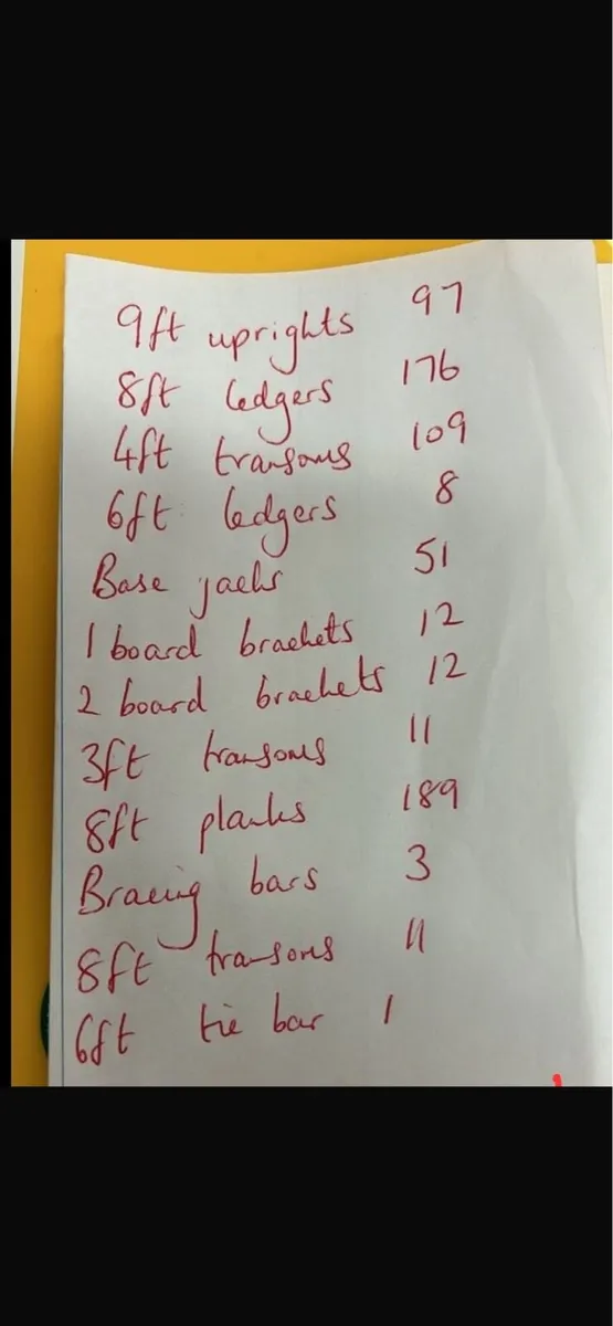 2000sqft Scaffolding for sale in Mayo - Image 2