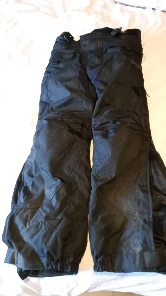 Textile Motorcycle Pants Size Small. 32 Waist - Image 1