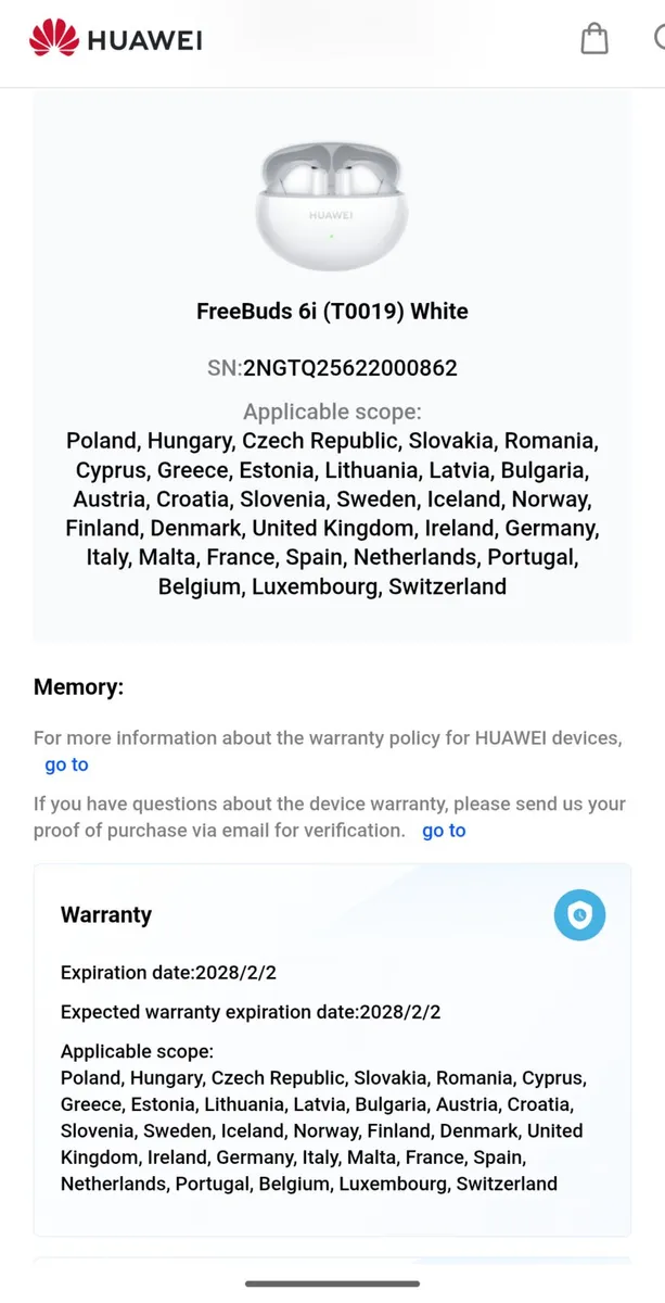 Huawei Freebuds 6i Earphones - warranty 2 years - Image 3