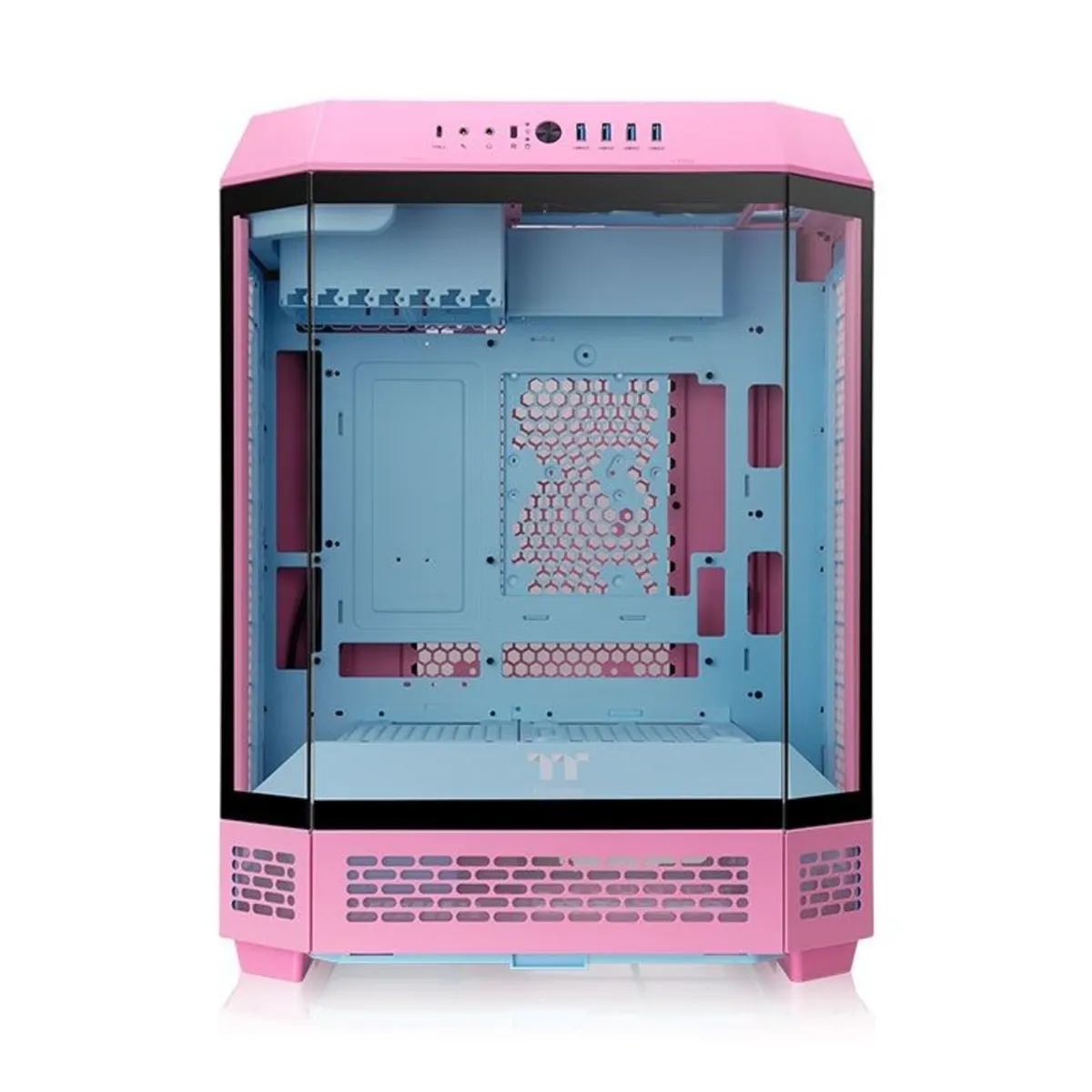 Thermaltake The Tower 600 Mid Tower Case Pink - Image 2