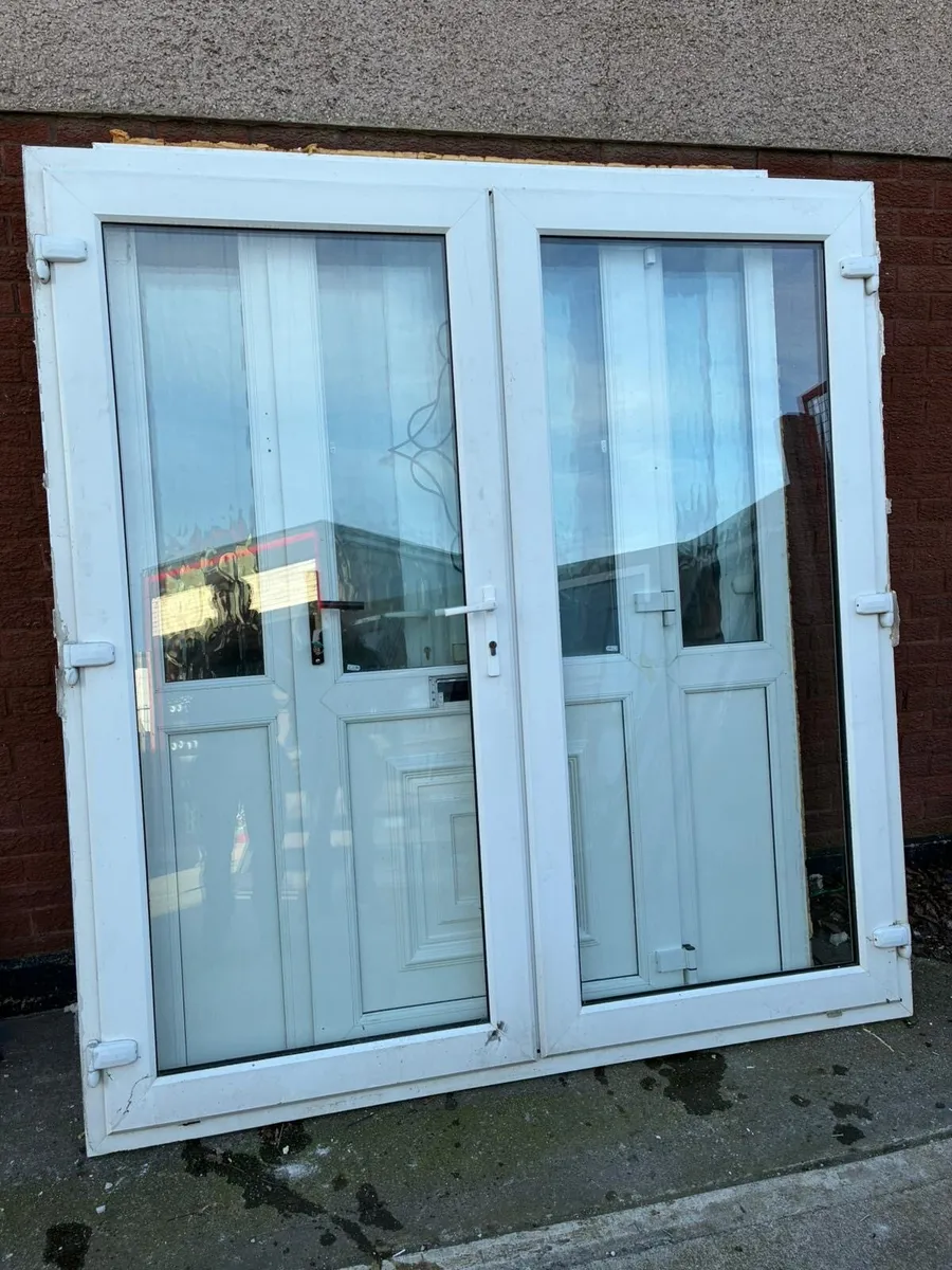 HIGH QUALITY PVC FRENCH DOUBLE DOORS FOR SALE