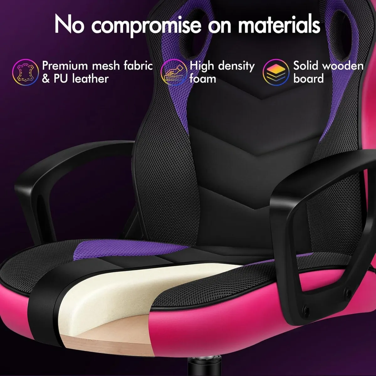 Gaming Chair Video Game Chairs Ergonomic Computer - Image 4