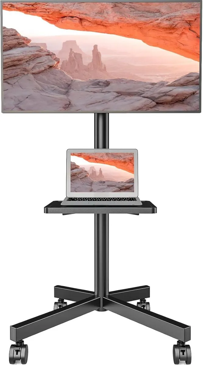 Mobile TV Stand on wheels for 23-60 Inch LCD LED - Image 1