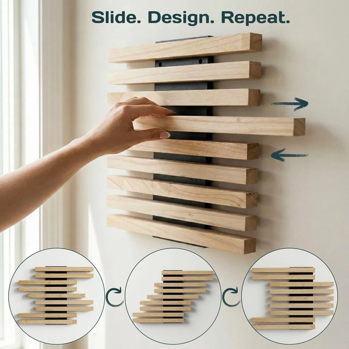 Wooden Floating Wall Mounted Shelf - Modular - Image 2