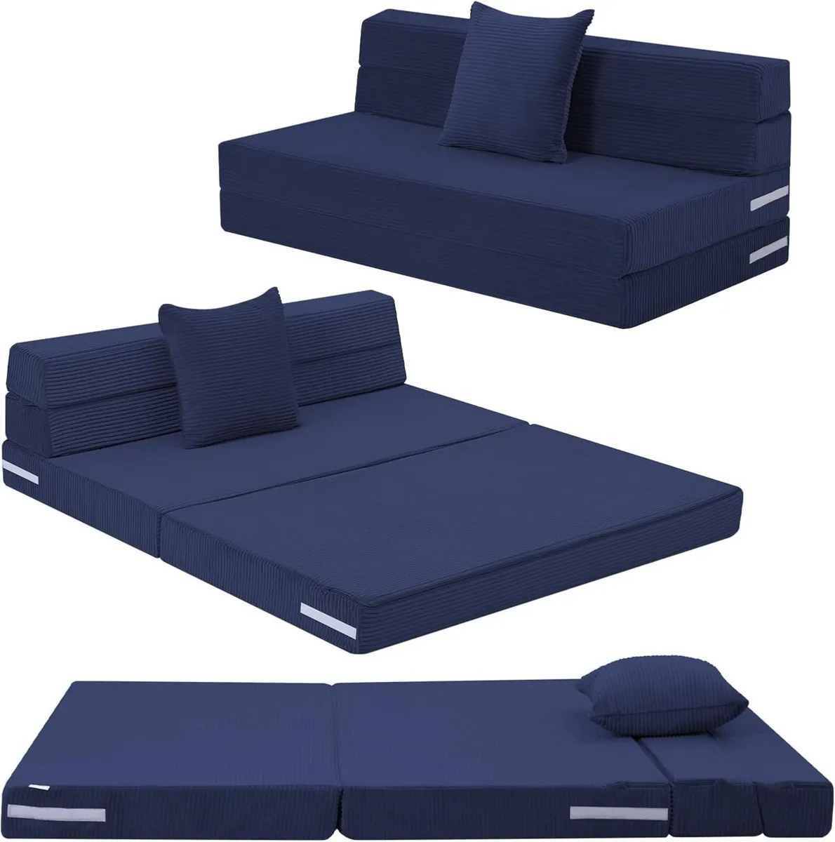 Folding Mattress Double 190x135cm High Density - Image 1