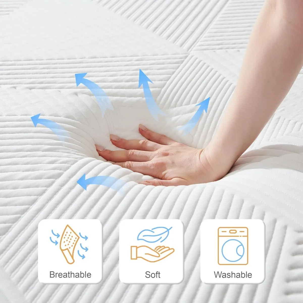 Double mattresses Memory Foam Mattress High-Densit - Image 4