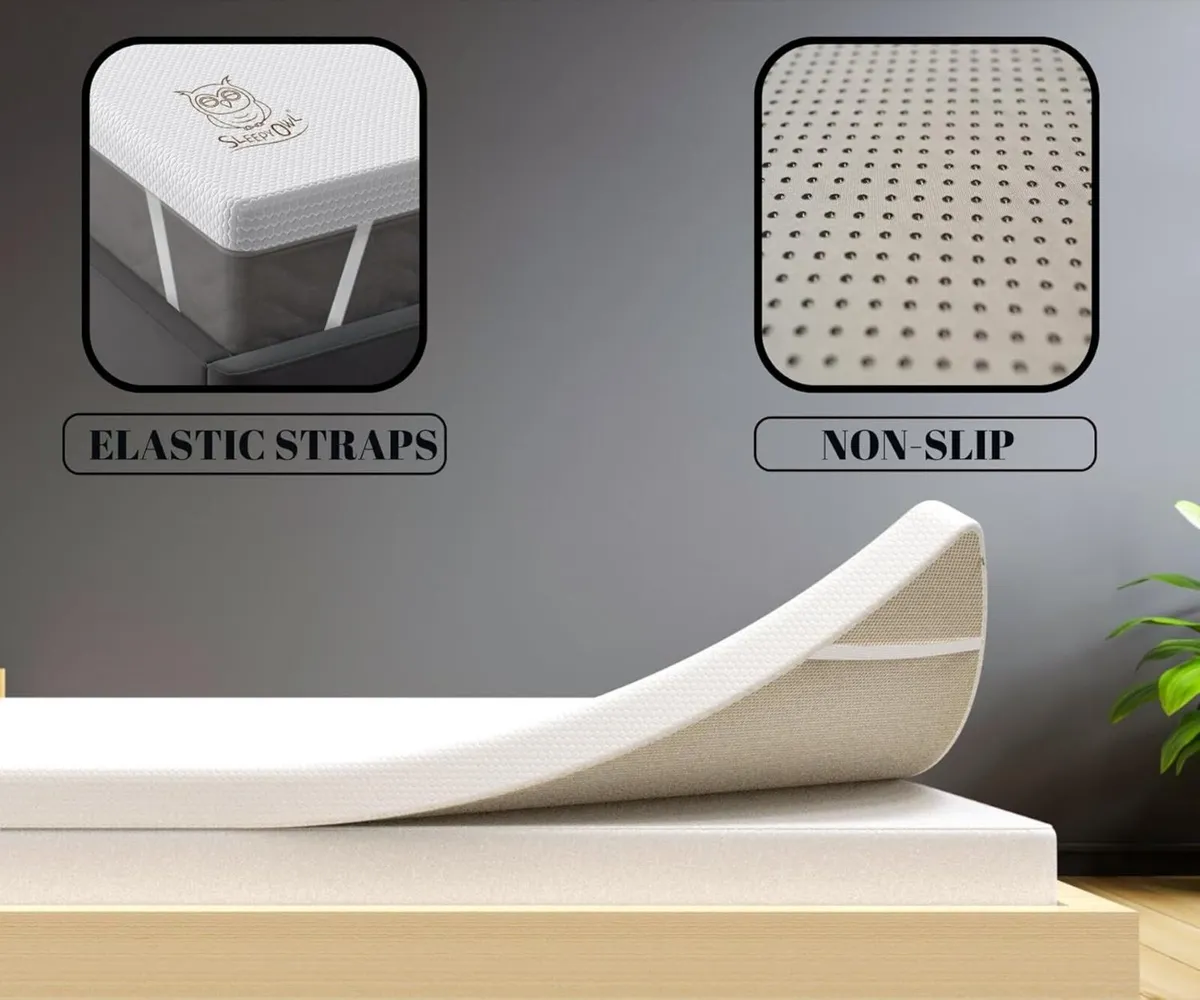 2 Inch Memory Foam Mattress Topper KING Bed 5cm - Image 4