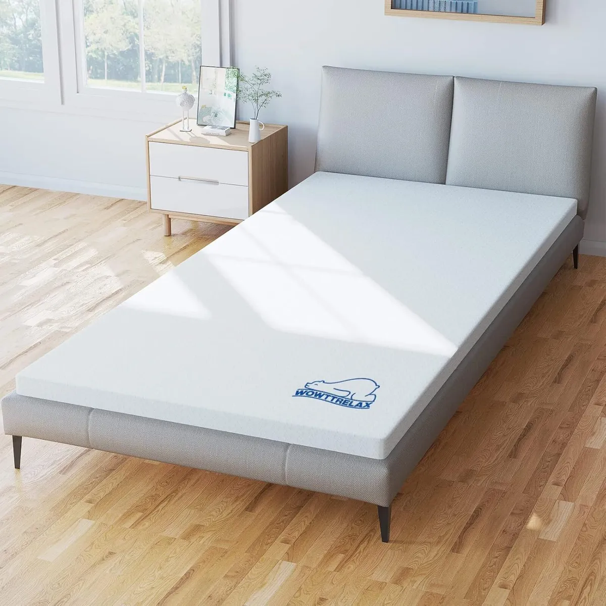 Dual-Layer 2 Inch Memory Foam Mattress Topper - Image 2