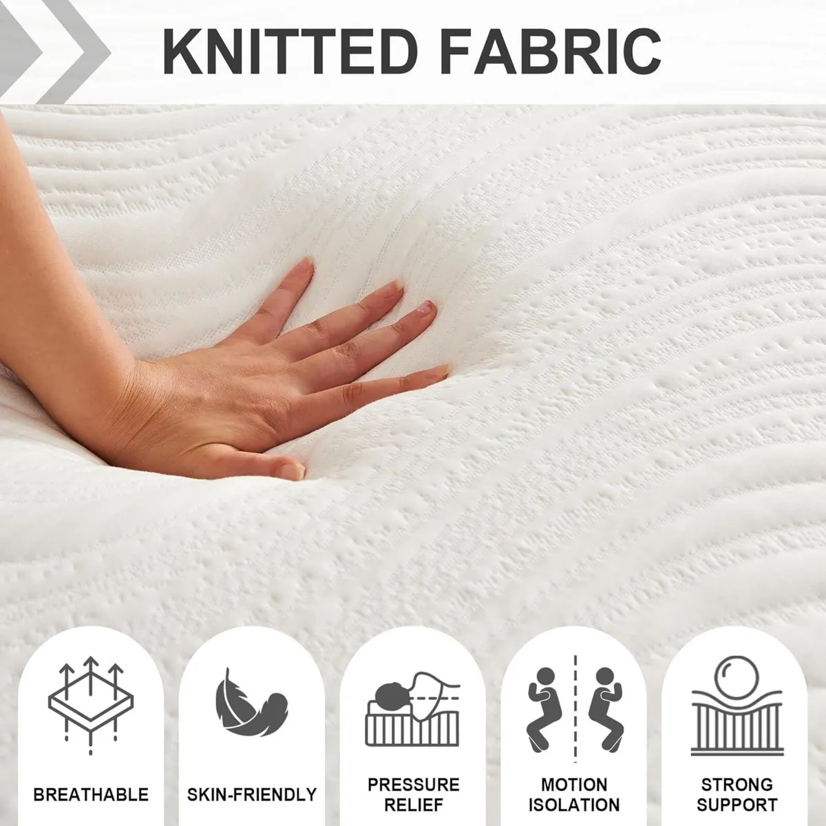 Double Mattress Memory Foam Medium Firm Breathable - Image 3