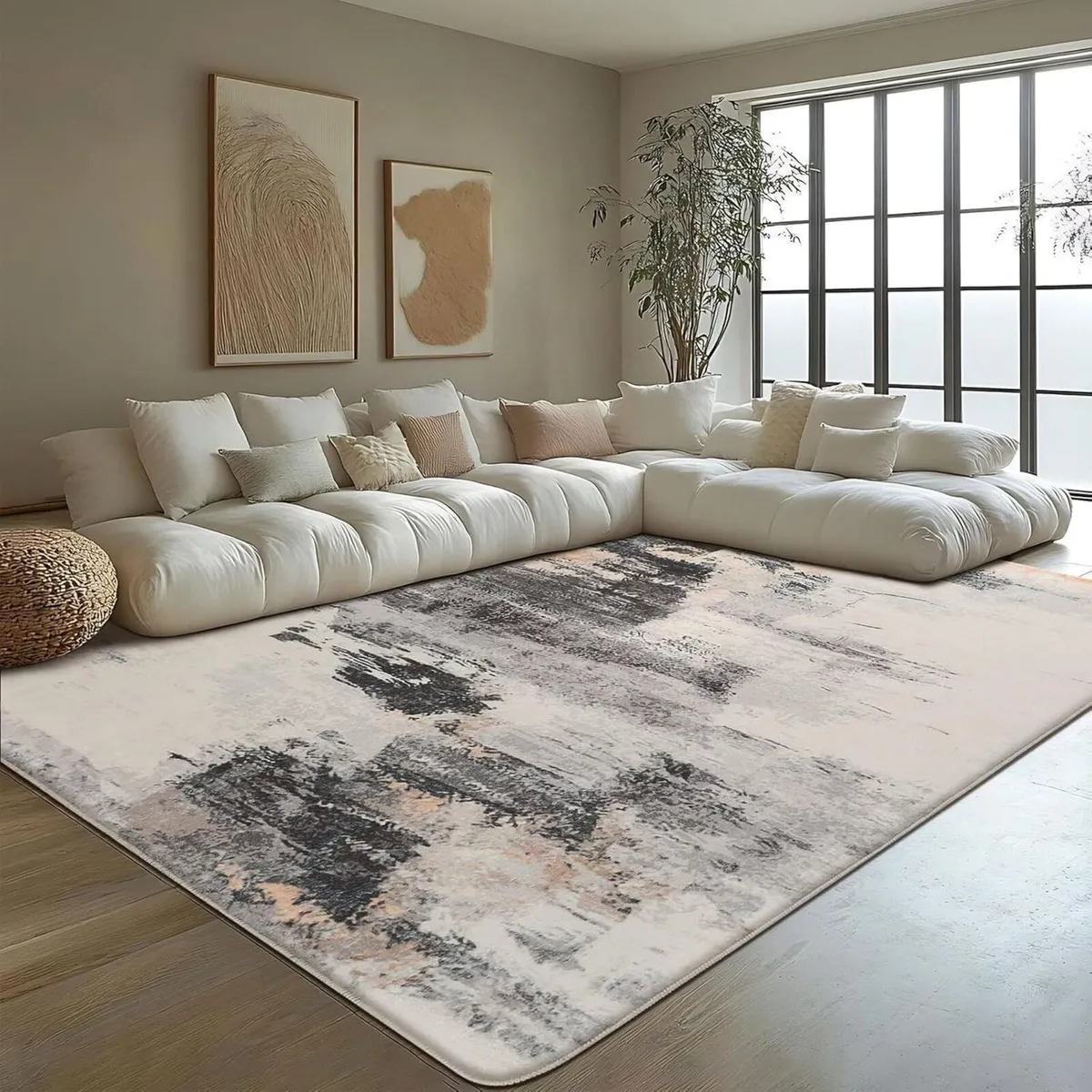 Large Rugs Living Room Carpet 200x250 Soft Memory - Image 1
