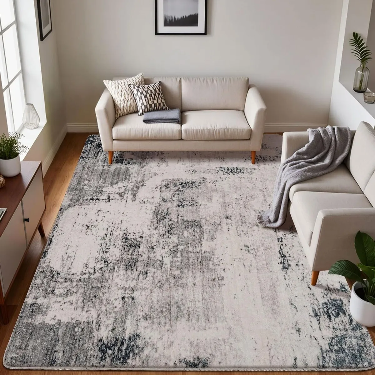 Rugs Living Room Modern Soft Bedroom Rug Large - Image 2