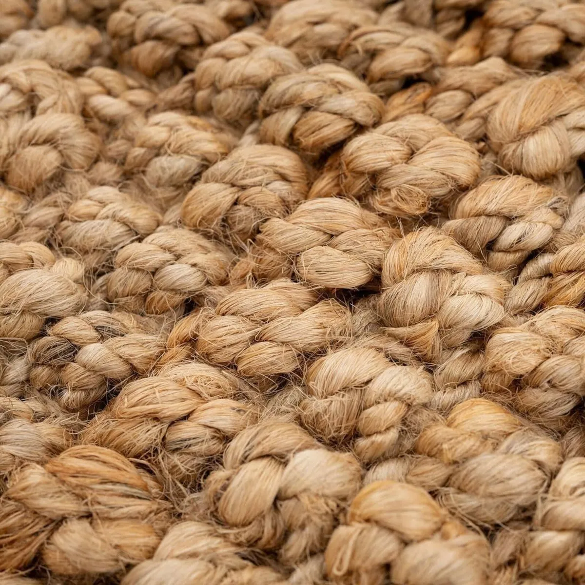 Woven Jute Rug Natural Fibre Floor Mat for Living - Image 3