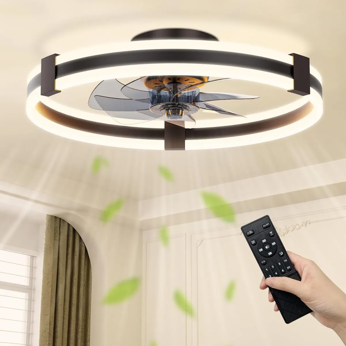 50CM LED Ceiling Fans with Lights Fan Light APP - Image 1