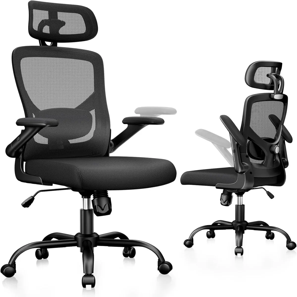Ergonomic Mesh Office Chair High Back Desk - Image 1