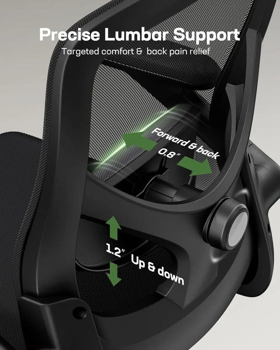 Ergonomic Mesh Office Chair High Back Desk - Image 4