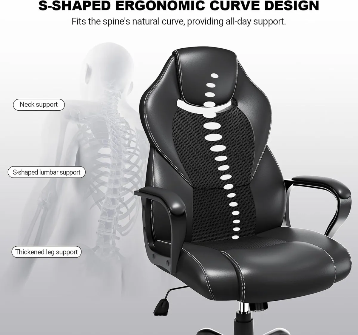 Office Chair for Home Ergonomic Computer Executive - Image 4