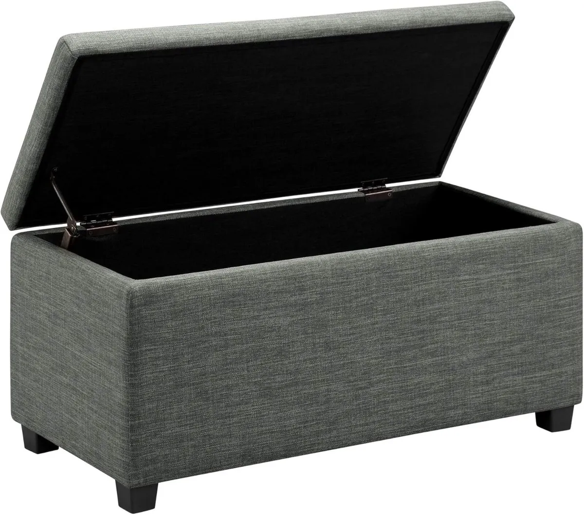 Rectangular Padded Upholstered Entryway Bench - Image 1