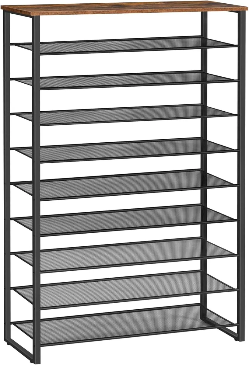 10-Tier Shoe Rack Large Capacity Storage Organizer - Image 1