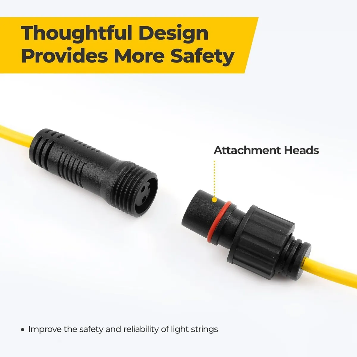 100ft Switch LED String Lights: 100w 11000lm ETL - Image 3