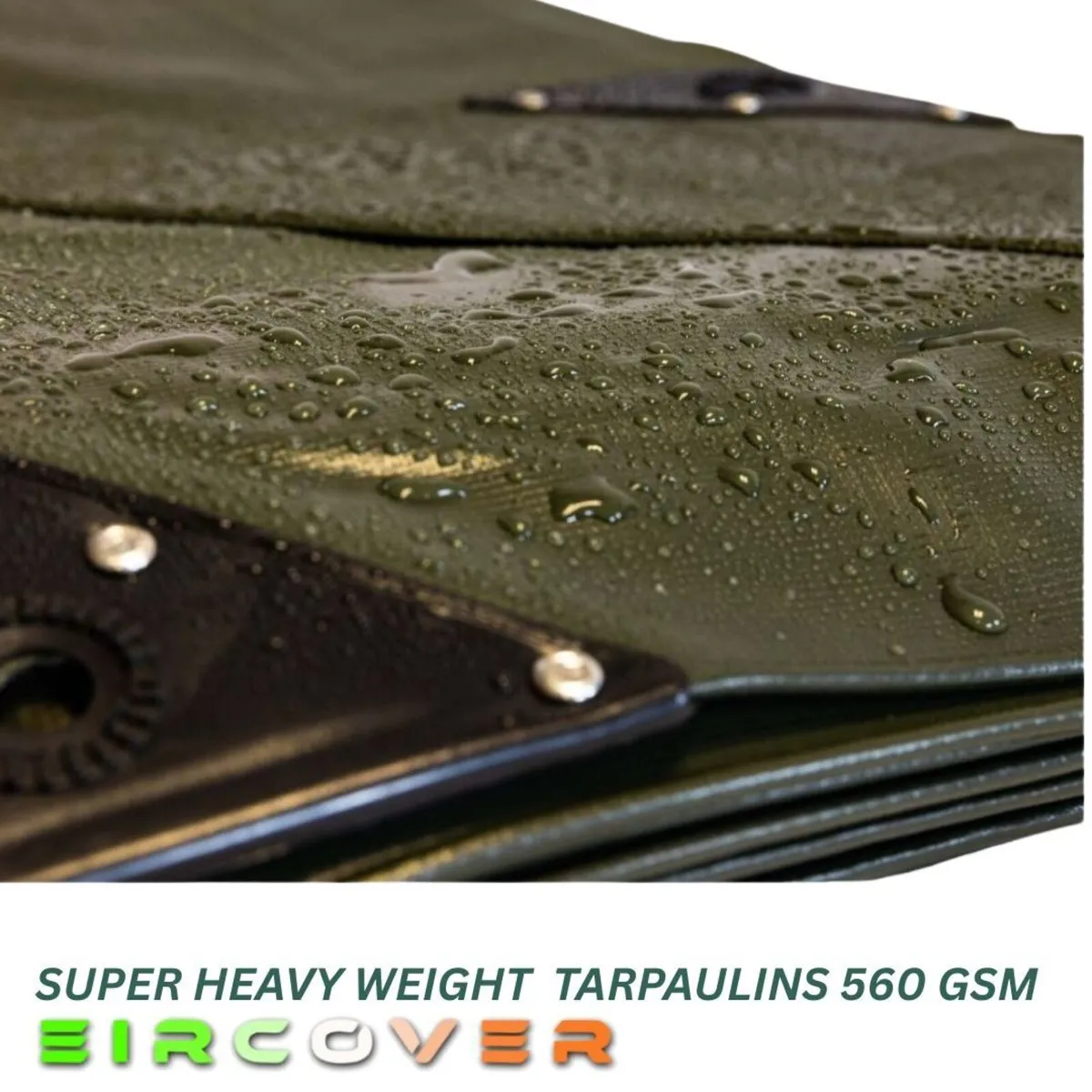 Super Heavy Weight Tarpaulin 5m x 8m  560 gsm PVC - Image 3