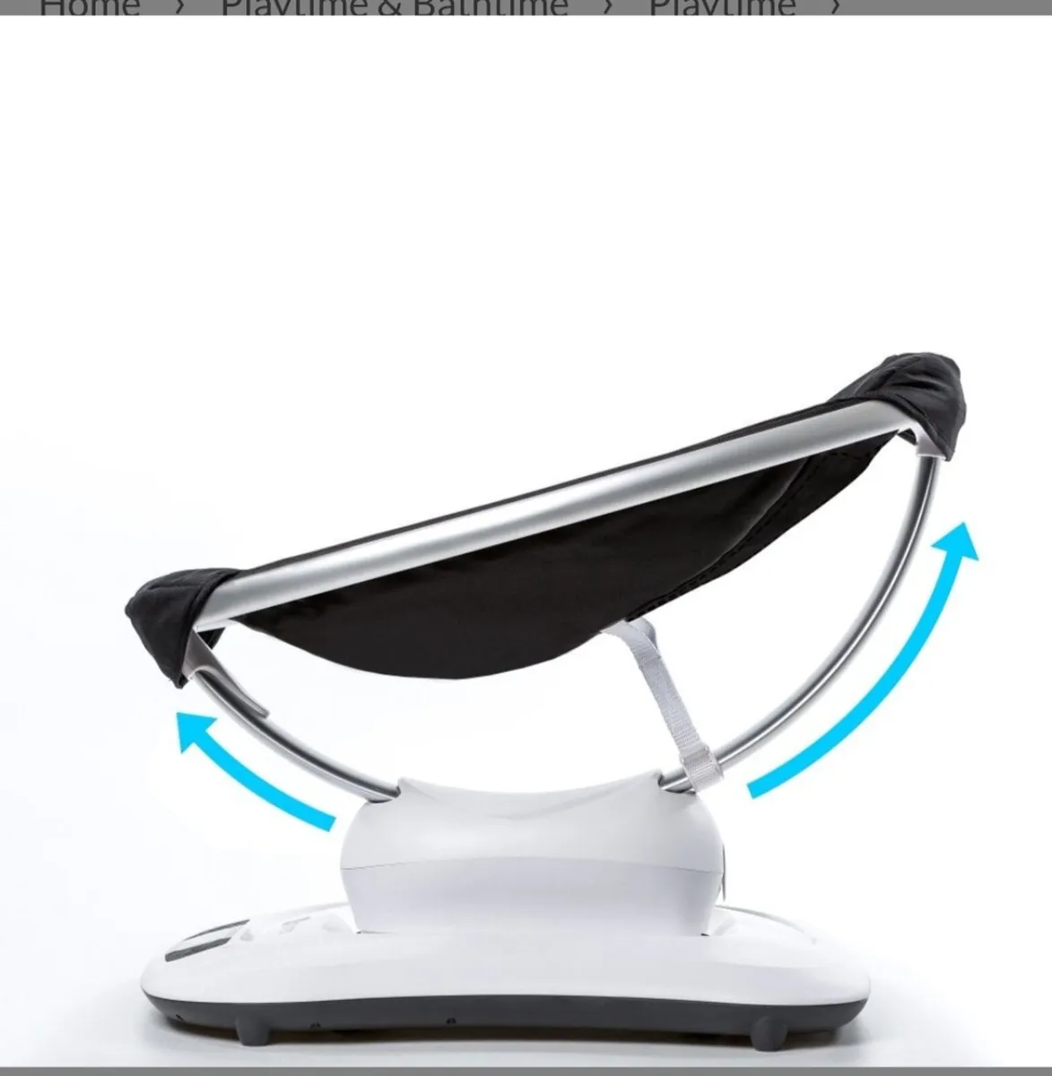 4moms
mamaRoo 4.0 Rocker - Silver Plush - Image 3