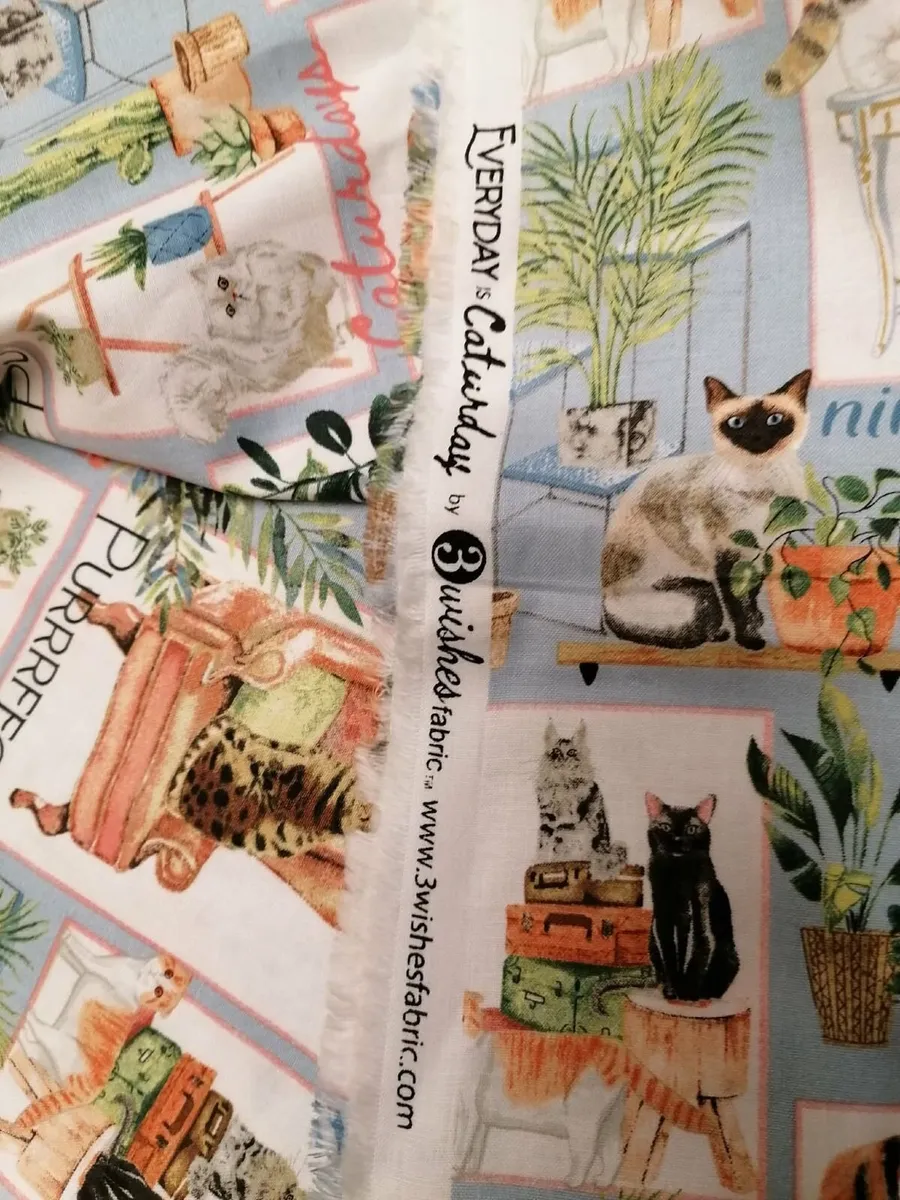 Gorgeous Cat Fabric 3 x Metres - Image 2
