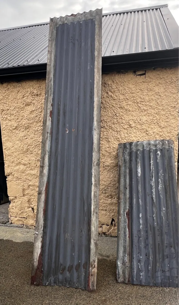 Used galvanised sheeting - Image 2