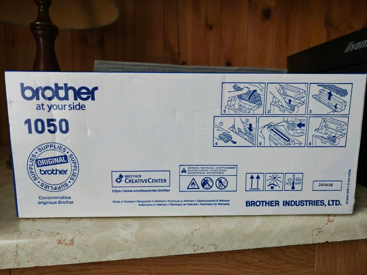 Genuine Brother TN1050 black toner cartridge BNIB - Image 2