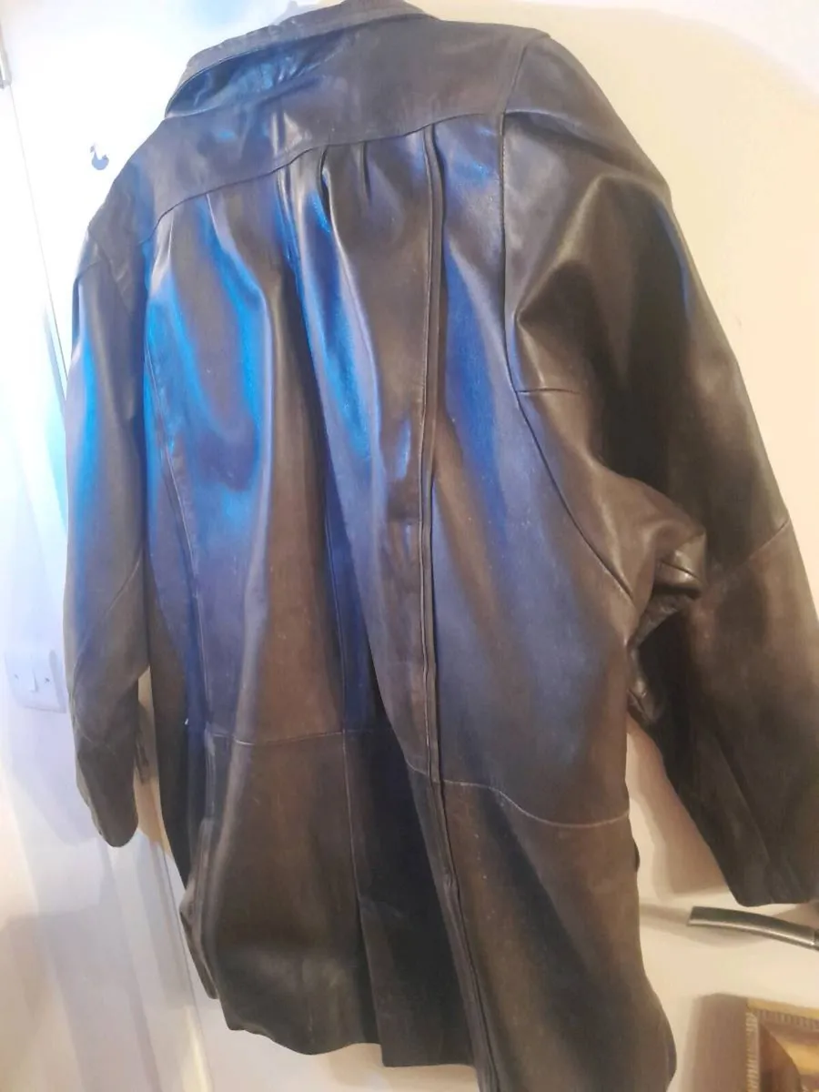 Standard London leather coat large size - Image 3