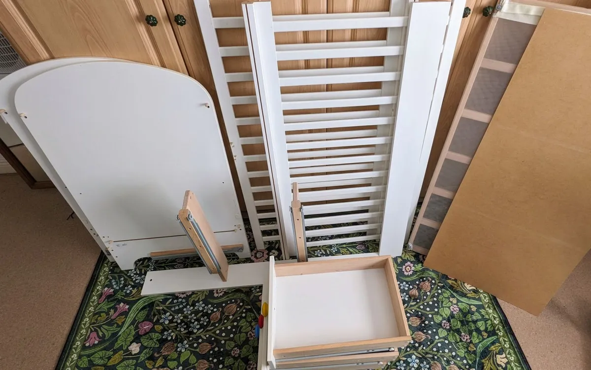 IKEA Gonatt Cot Baby Toddler Bed - Image 1