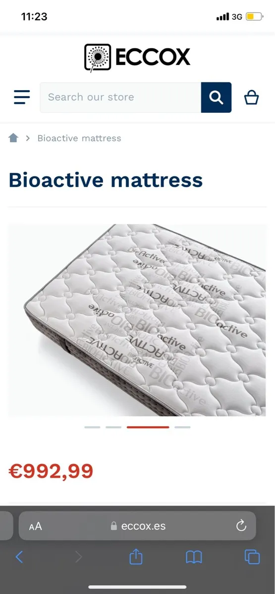 Bioactive King Size Bed Mattress 150/200cm - Image 2