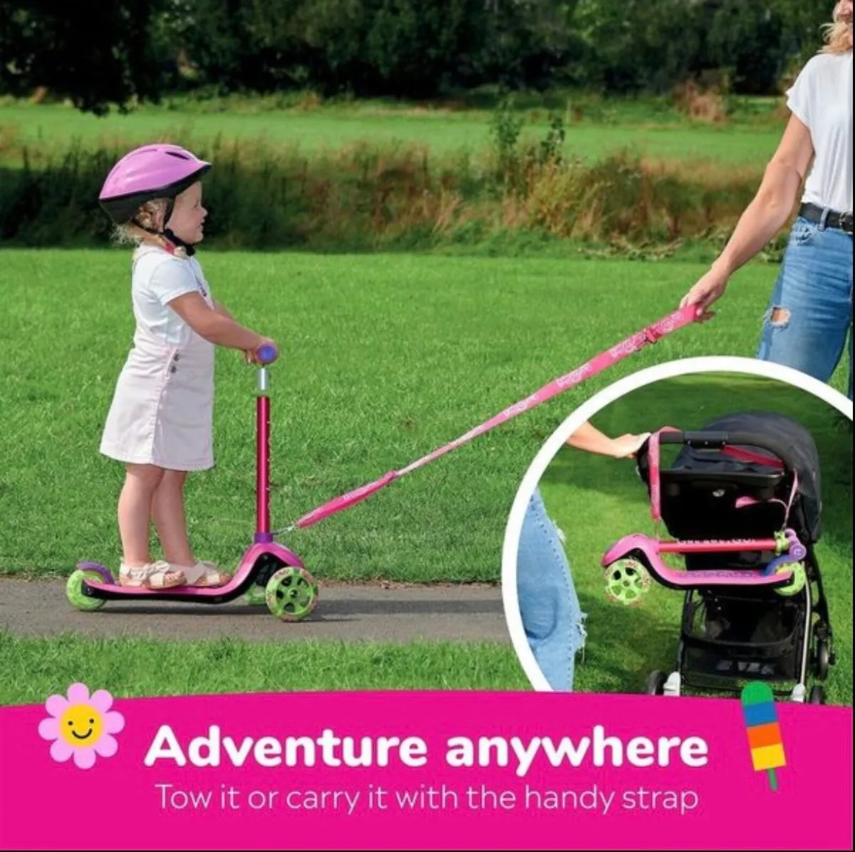 Trunki folding 3 wheel scooter - Image 4