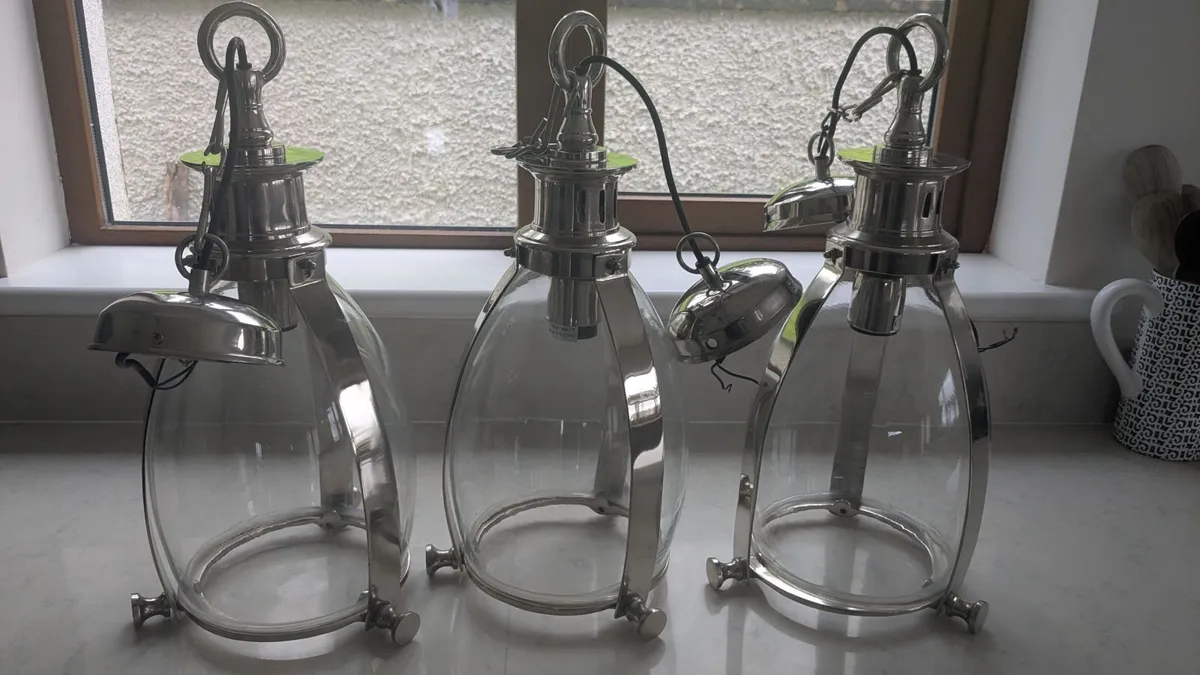 3x Light Pendant Endon Storni S - Image 1